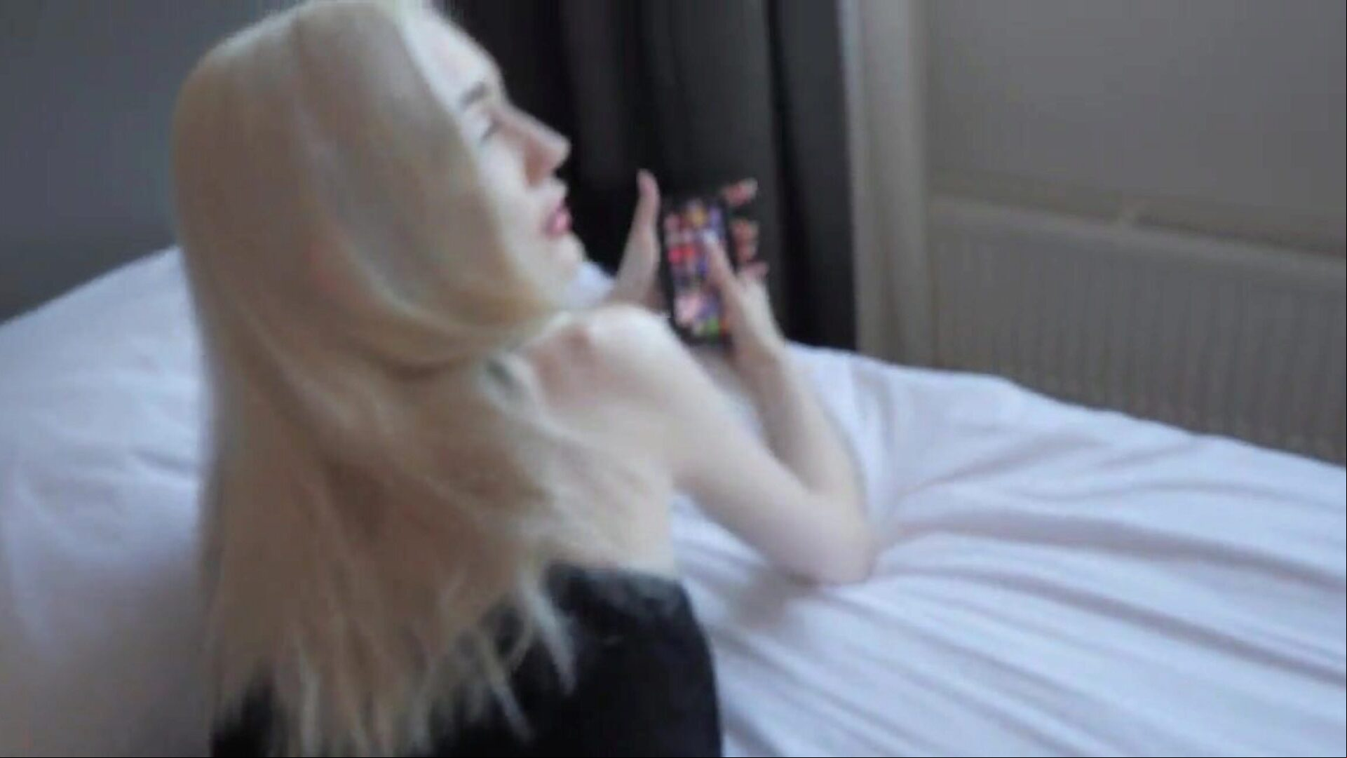 Busty Blonde Teen Got Covered in Cum